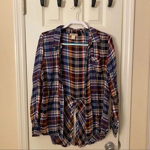 Lucky Brand Plaid Cotton Shirt
